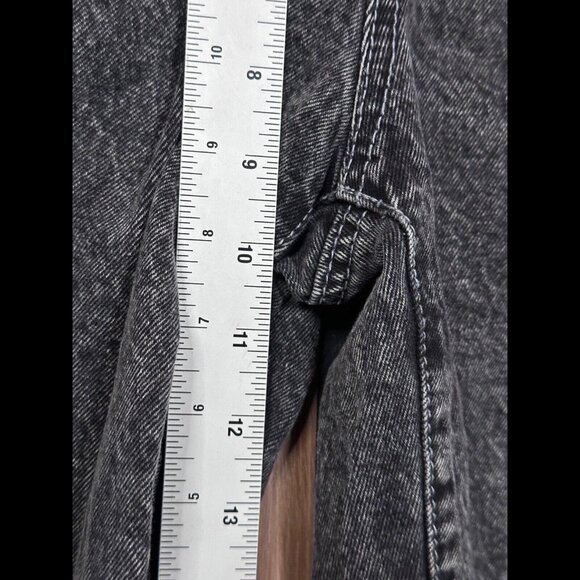 Laser Kitten x Forever 21 Overalls XS Girls Gray Charcoal Wash Rainbow Suspender - Picture 5 of 10